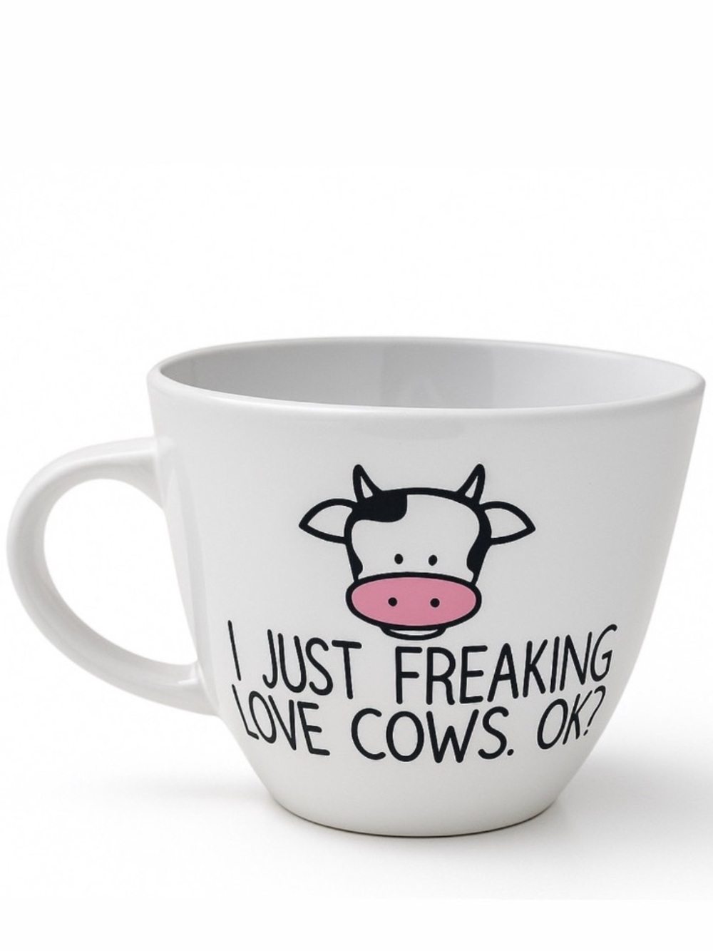 I Just Freaking Love Cows OK? Ceramic Coffee Milk Tea Cup Mug Cup